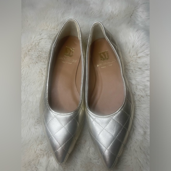 COPY - Bruno Magli Quilted Metallic Ballet Flats - Picture 4 of 5